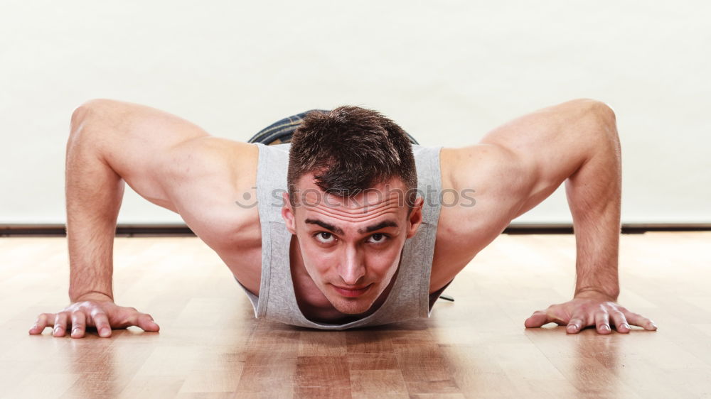 Similar – Push ups Sports