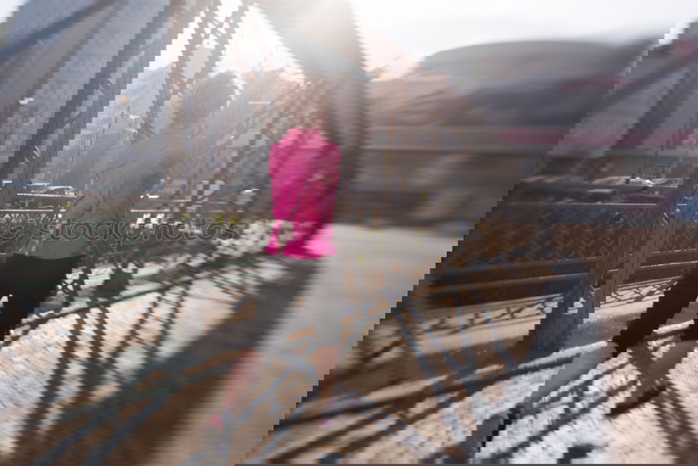 Similar – Image, Stock Photo Anonymous woman runner stretching