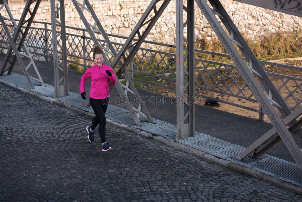 Similar – athletic woman stretching