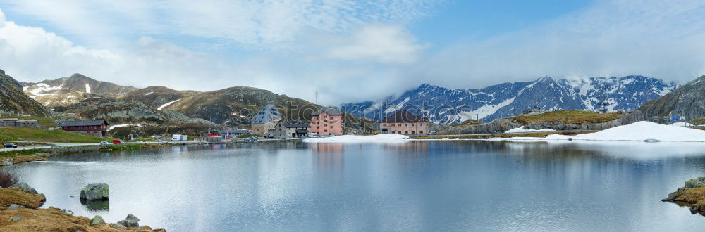 Similar – Image, Stock Photo The Golden Pearl of the Alps