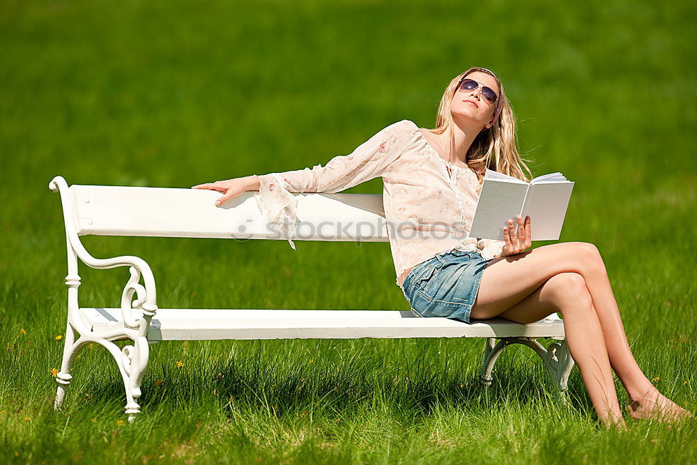 Similar – Image, Stock Photo summertime Human being