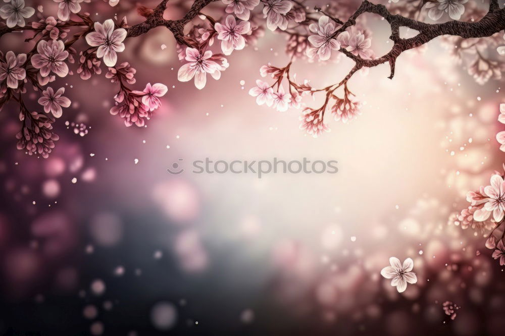 Similar – Image, Stock Photo Spring nature background with tree blossoms