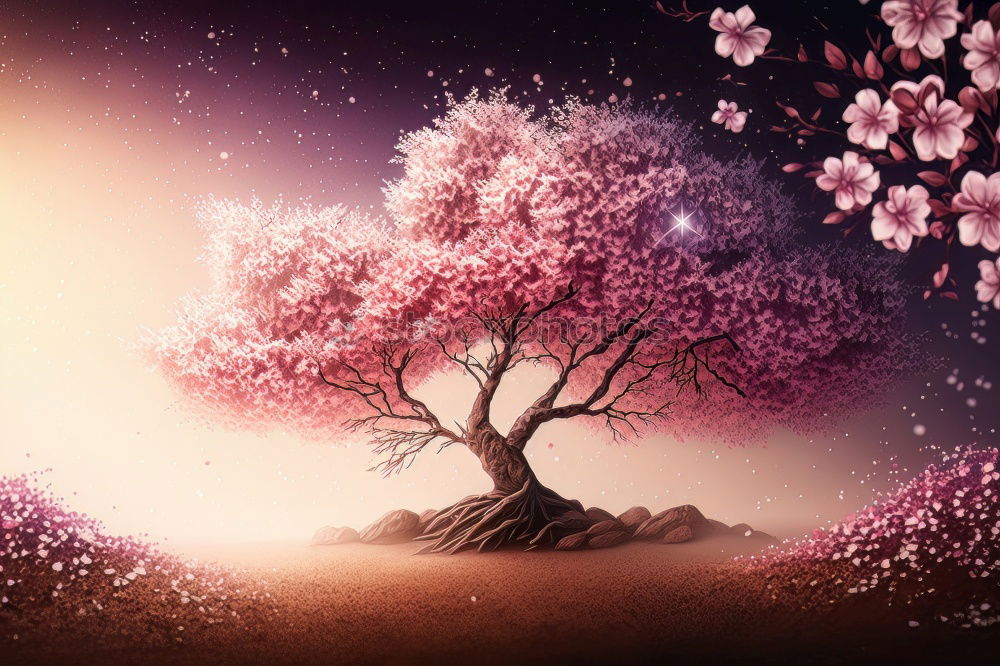 Similar – Image, Stock Photo Spring nature background with tree blossoms