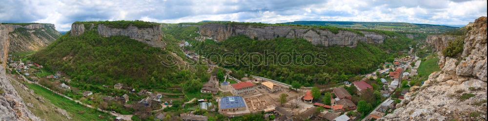 Image, Stock Photo Ebernburg with Rotenfels