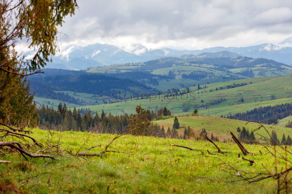 Similar – Image, Stock Photo Hills and then mountains