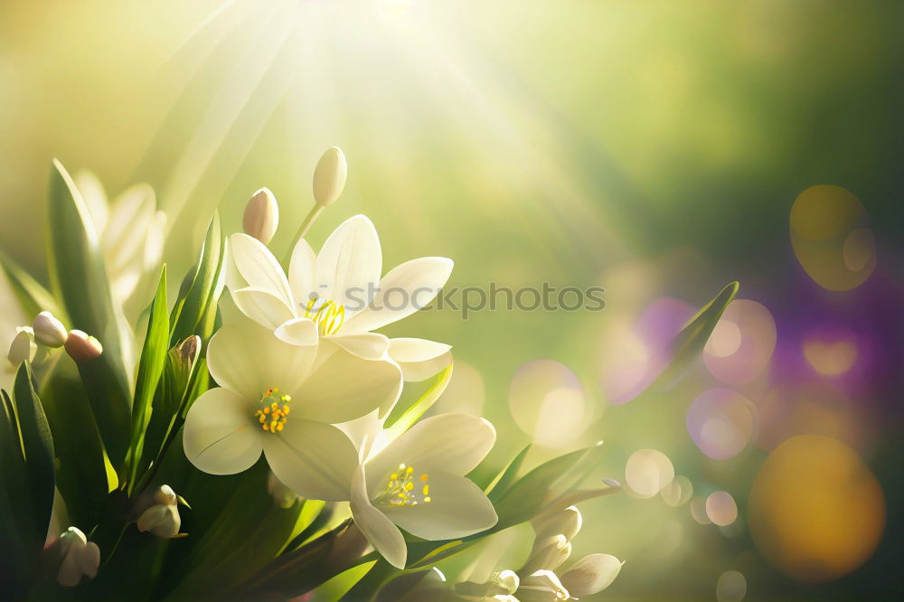 Similar – Image, Stock Photo Snowdrop- spring white flowers