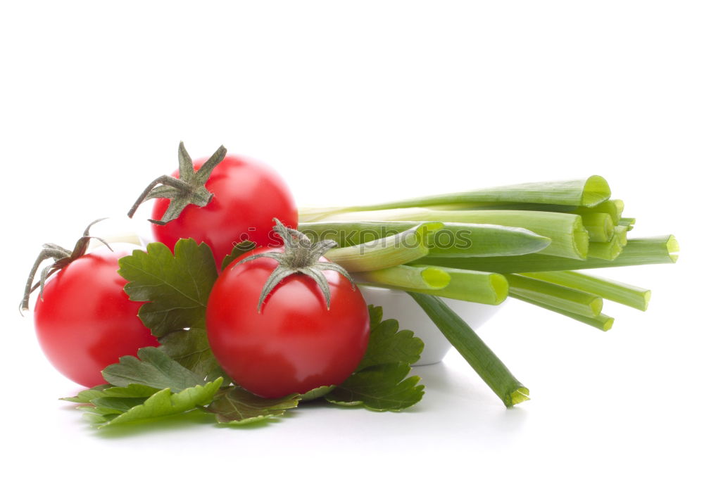 Similar – Fresh tomatoes in a green plate