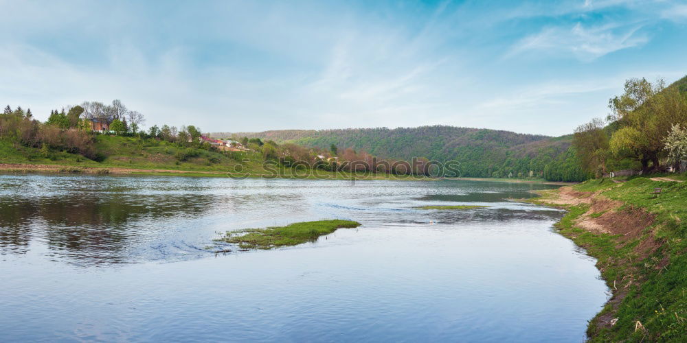 Similar – Passenger ship on the Elbe near Dresden