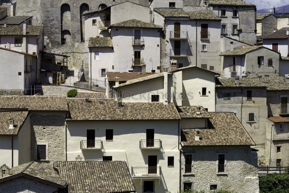 Similar – Sea of houses of Malcesine