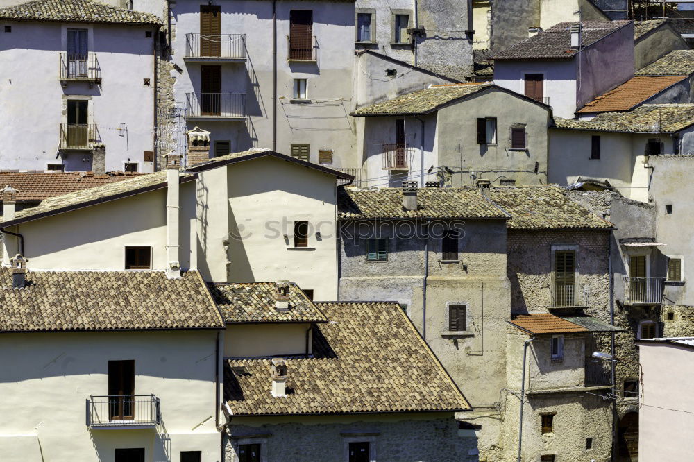 Similar – Sea of houses of Malcesine