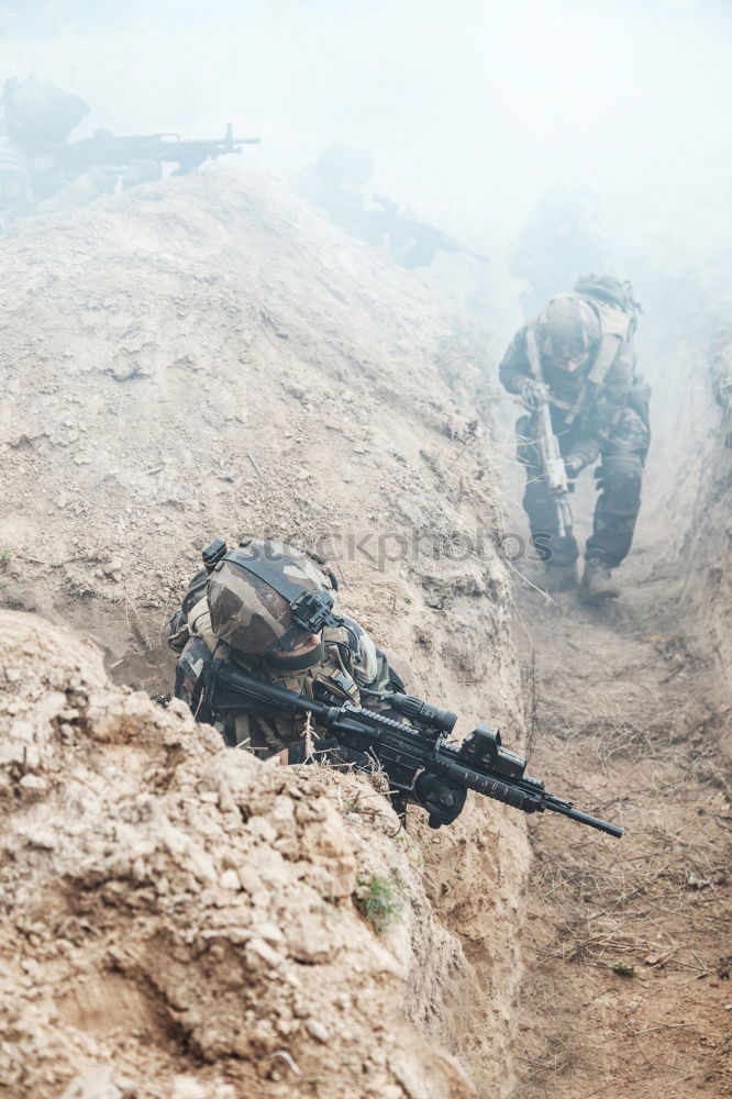 Similar – Image, Stock Photo The Gun Men Soldier
