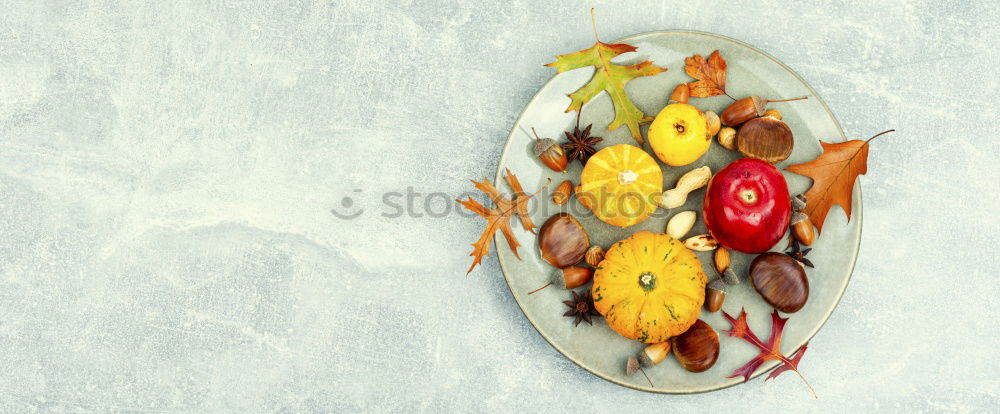 Similar – Image, Stock Photo Female hands make autumn bouquet of flowers