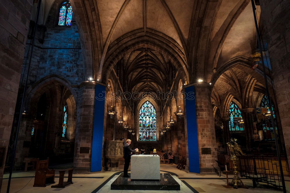 Similar – Image, Stock Photo munster of freiburg Altar