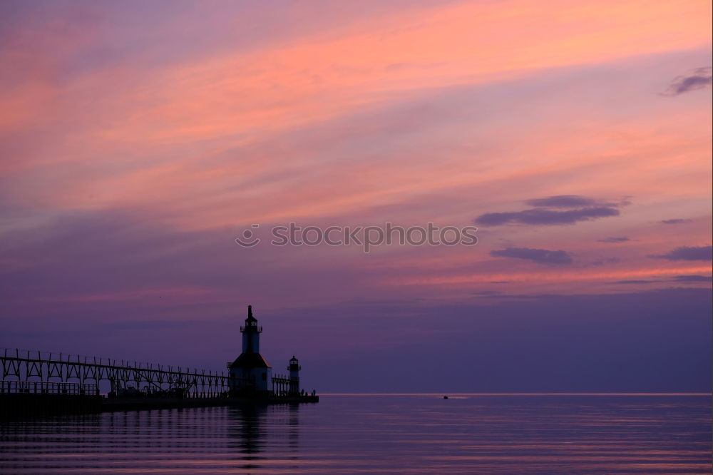 Similar – Image, Stock Photo Seebrücke Ahlbeck on Usedom at sunrise_001