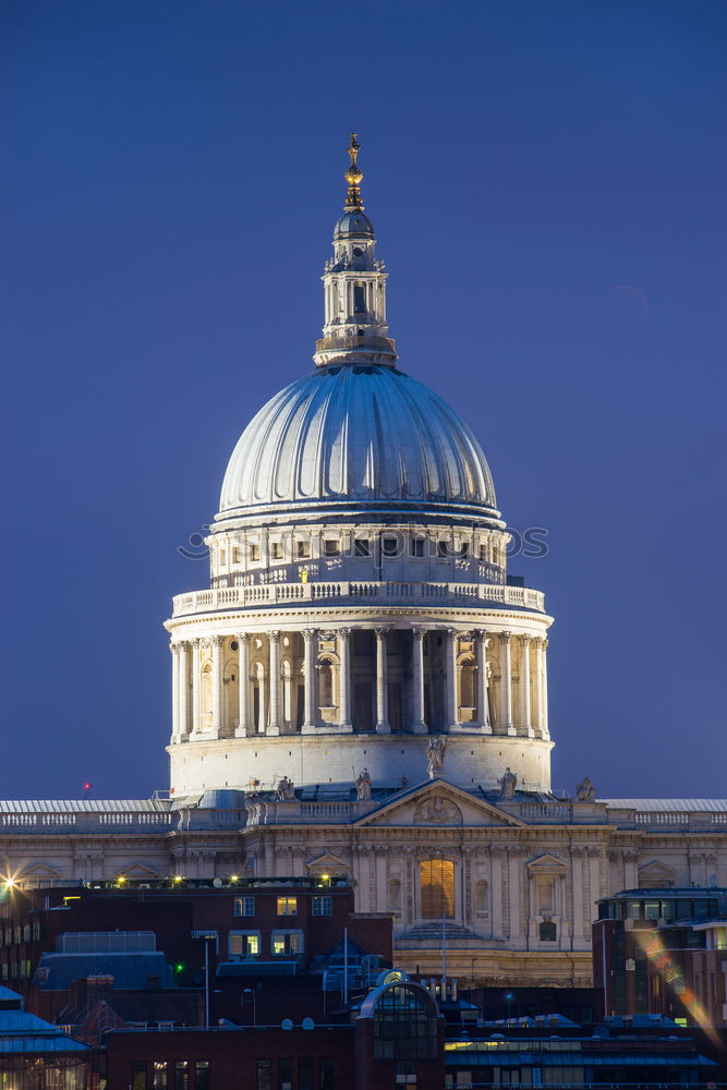 Similar – Top of the Invalides Cathedral against blue sky