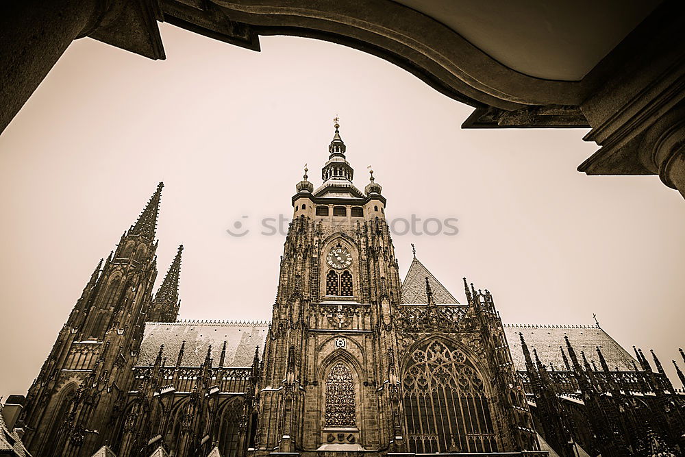 Similar – Image, Stock Photo Cathedral I Puddle Berlin