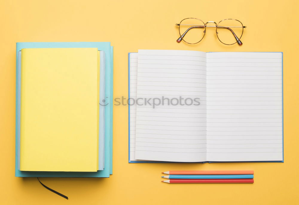 Similar – Image, Stock Photo phablet and headphones on the wooden desk