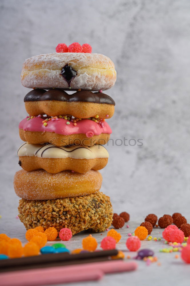 Similar – Freshly baked donuts with glaze