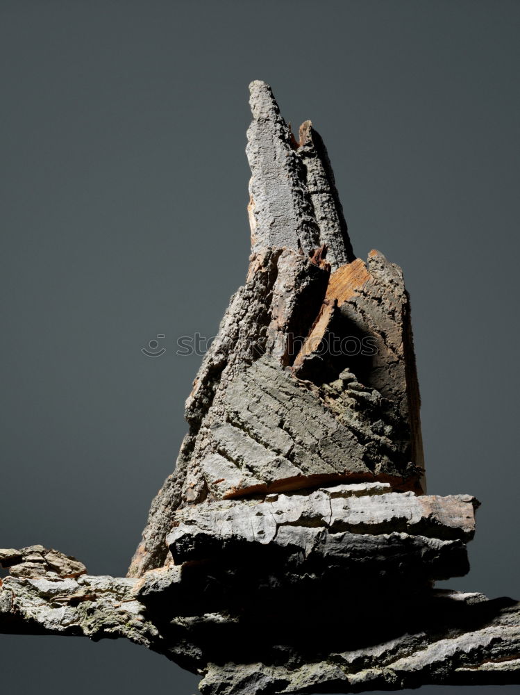 Similar – Holz vor der Hütte braun