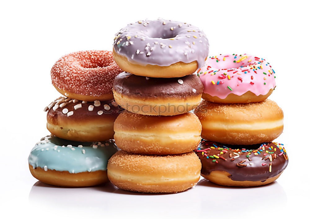 Similar – Image, Stock Photo Funny Colorful Donuts In Box