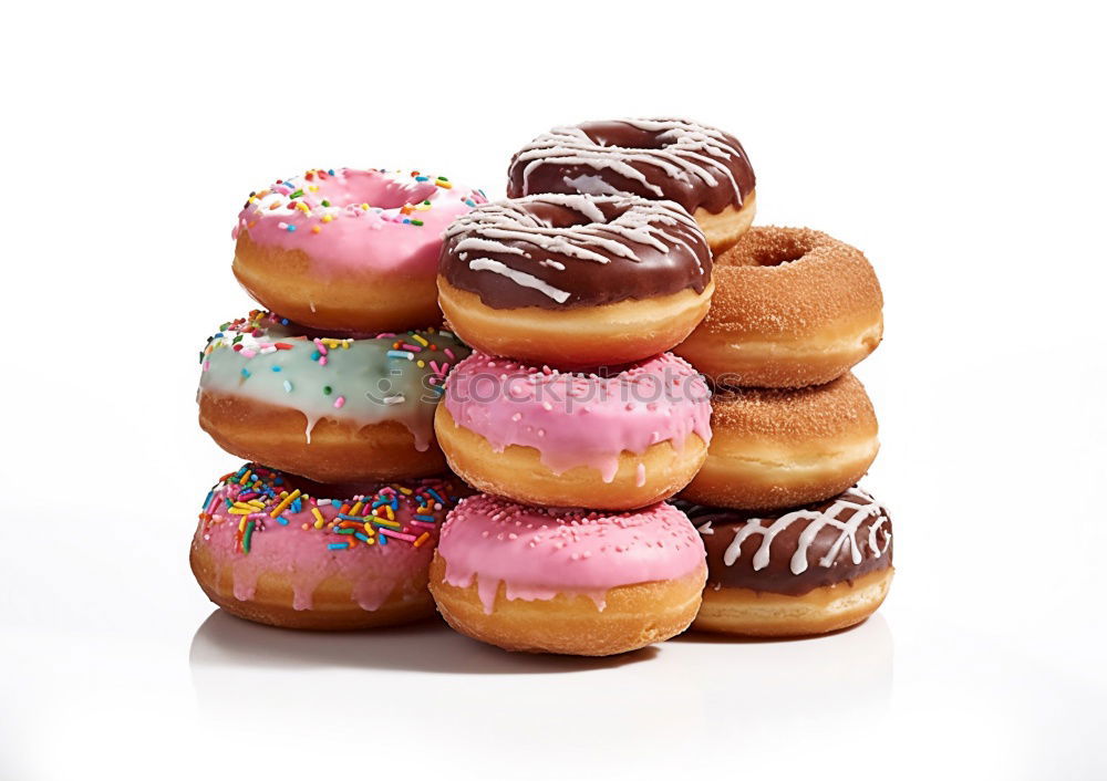 Similar – Image, Stock Photo Funny Colorful Donuts In Box