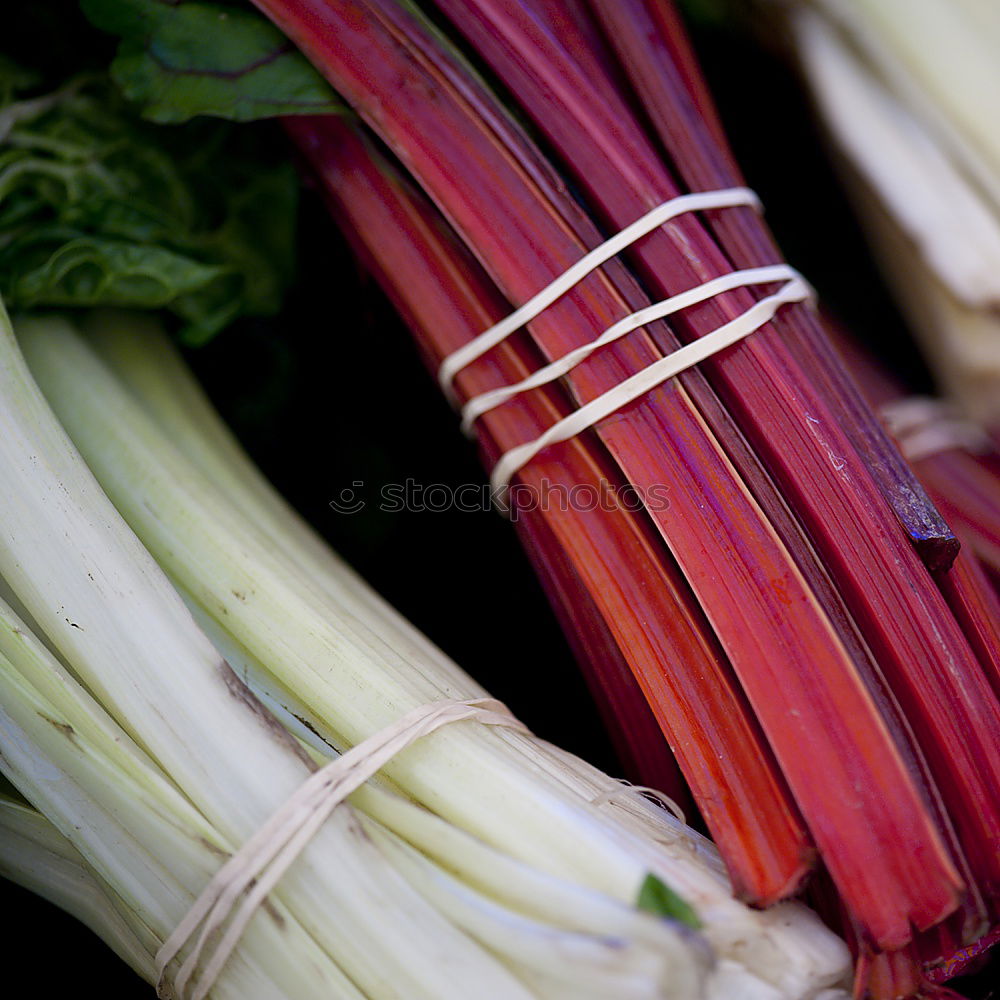 Similar – Image, Stock Photo rhubarb Rhubarb Red