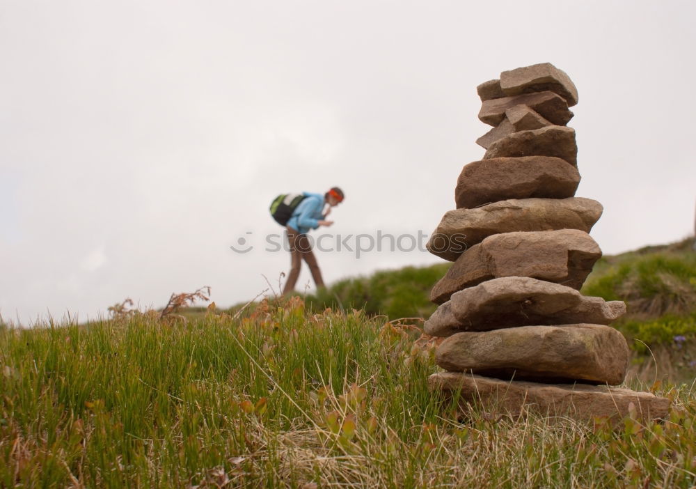 Similar – Image, Stock Photo Boy looking towards sunset from the old fortress