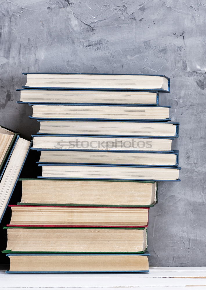 Similar – Image, Stock Photo books and microscope on the desk on green background