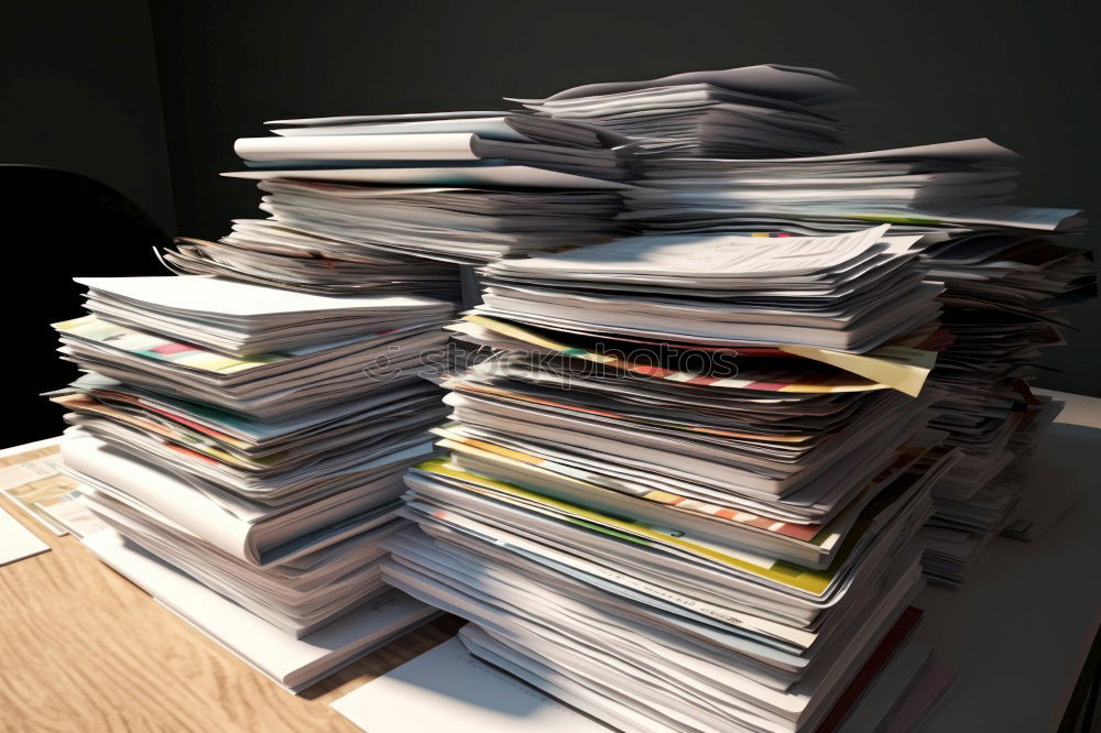 Image, Stock Photo keep records Paper File