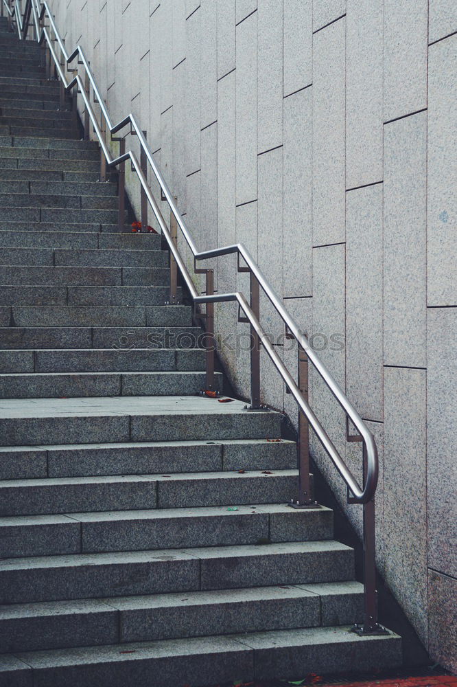 Similar – Trendy girl posing on stairs