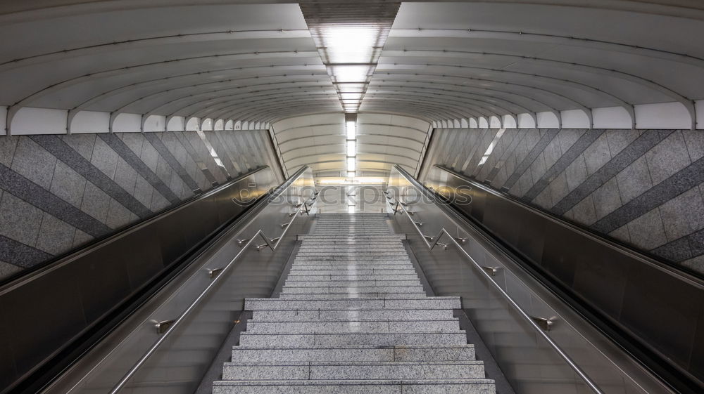 Similar – Image, Stock Photo Crowd in the Tiergarten Tunnel