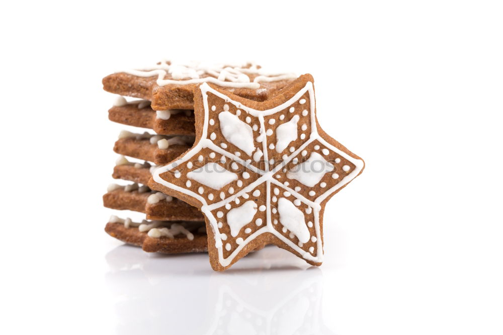 Image, Stock Photo Christmas tree made from cookies