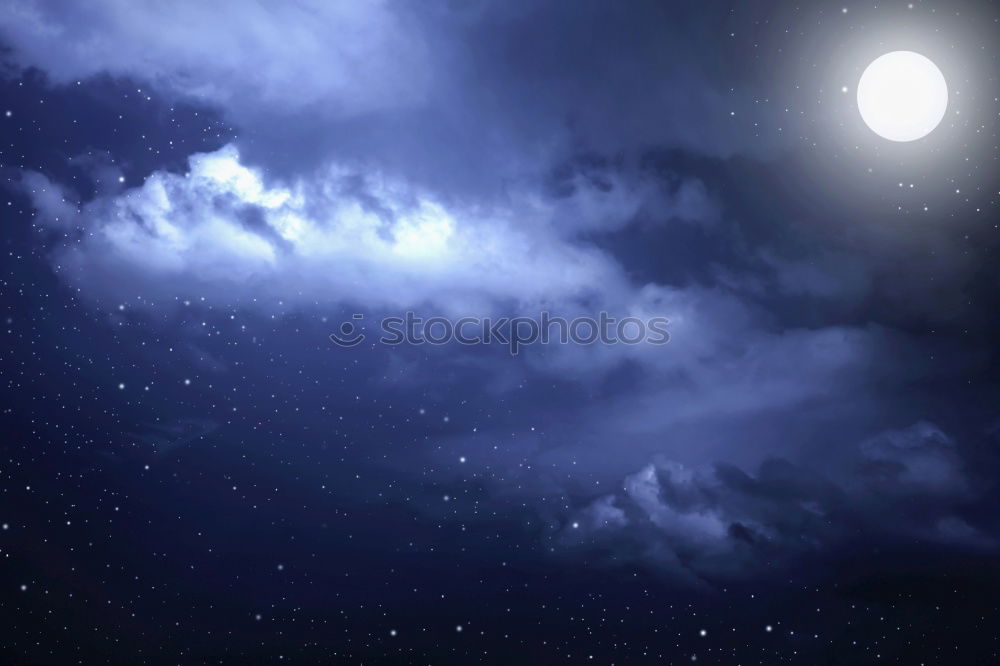 Similar – Image, Stock Photo starry sky Environment