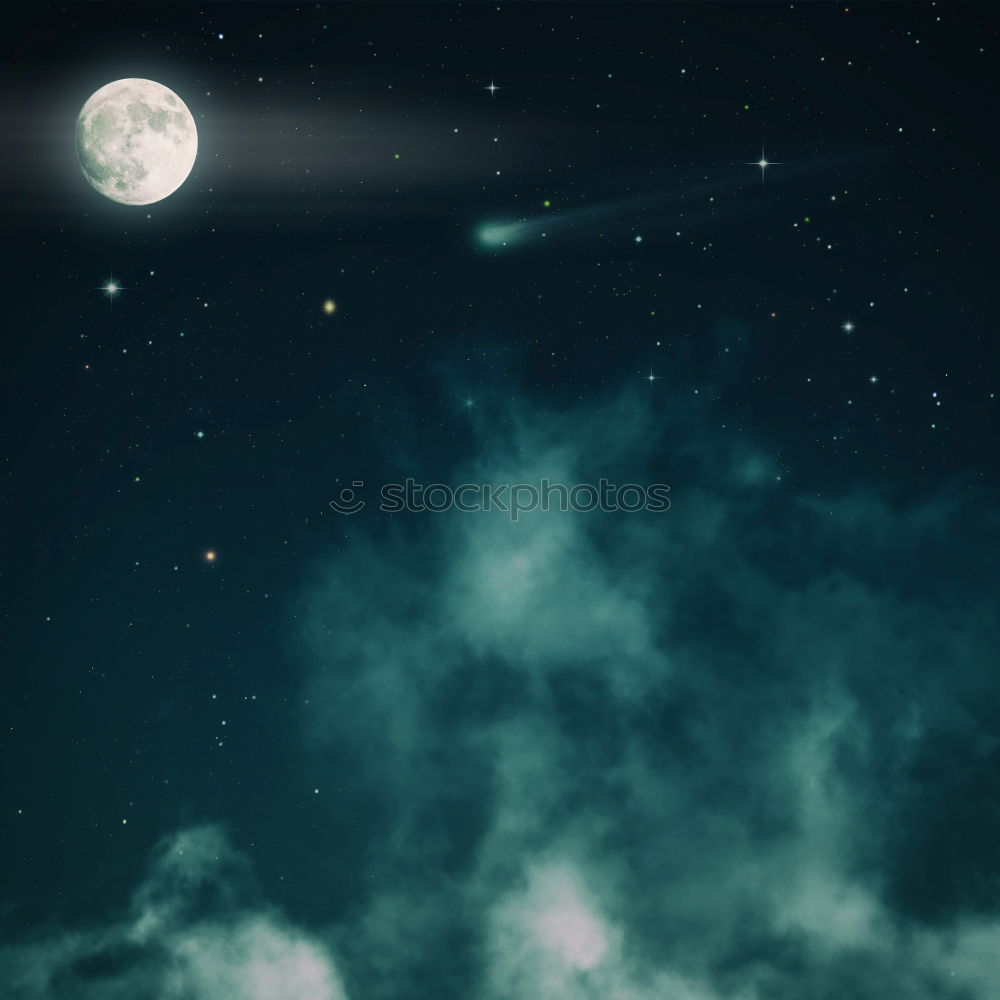 Similar – Atmospheric night sky