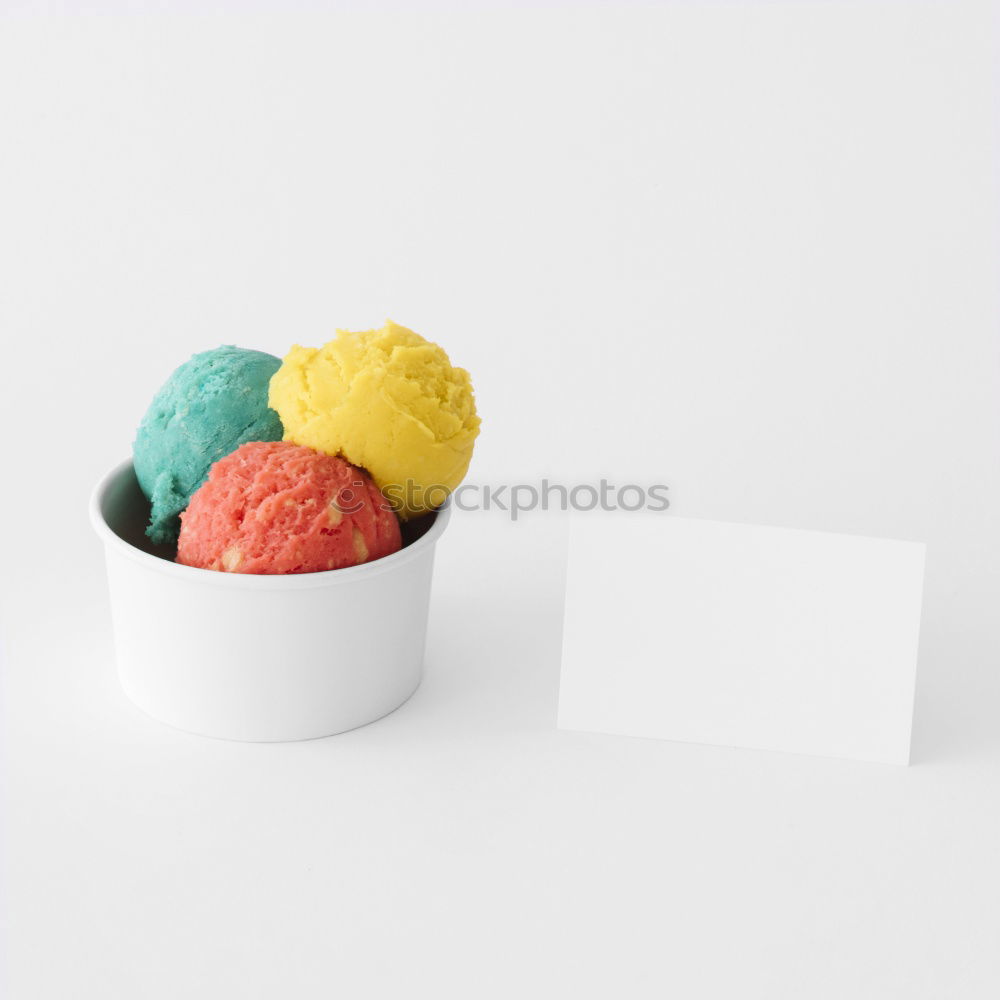 Similar – White box with colorful Christmas tree balls and decorations