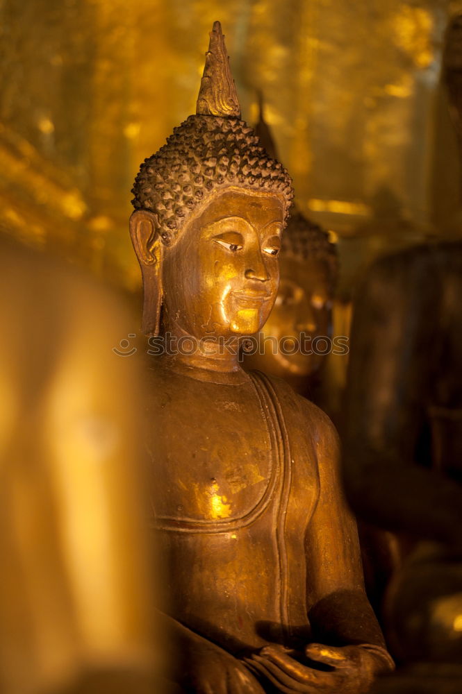 Similar – Image, Stock Photo Golden buddha image in Bangkok, Thailand