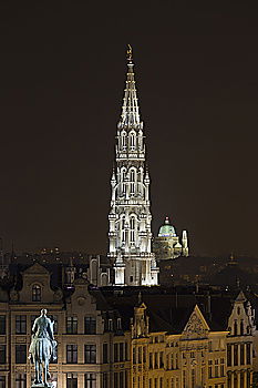 Similar – Bremen at night City hall