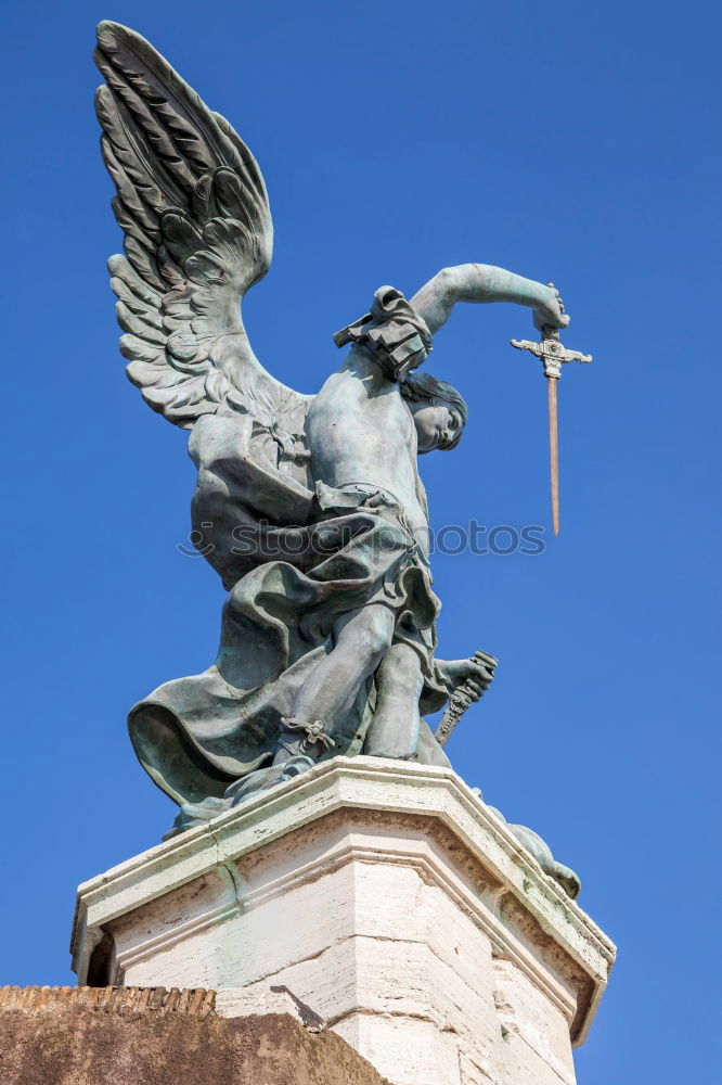 Similar – Angel with sword Sculpture