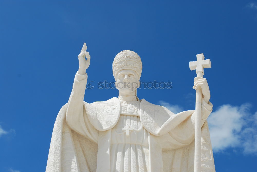 Similar – Image, Stock Photo Statue of Christ