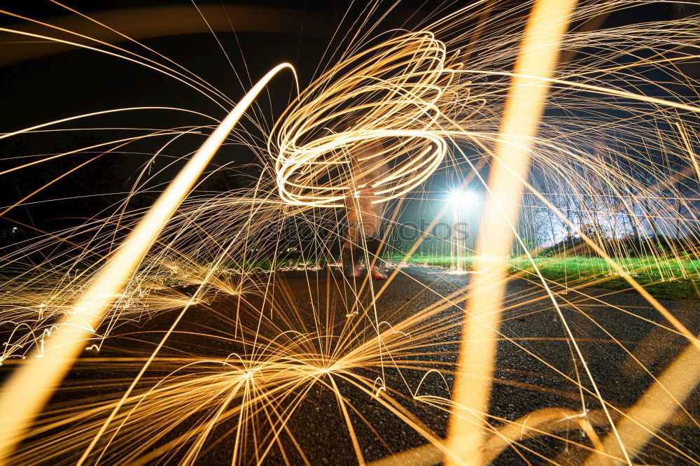 Similar – Fountain at night Night