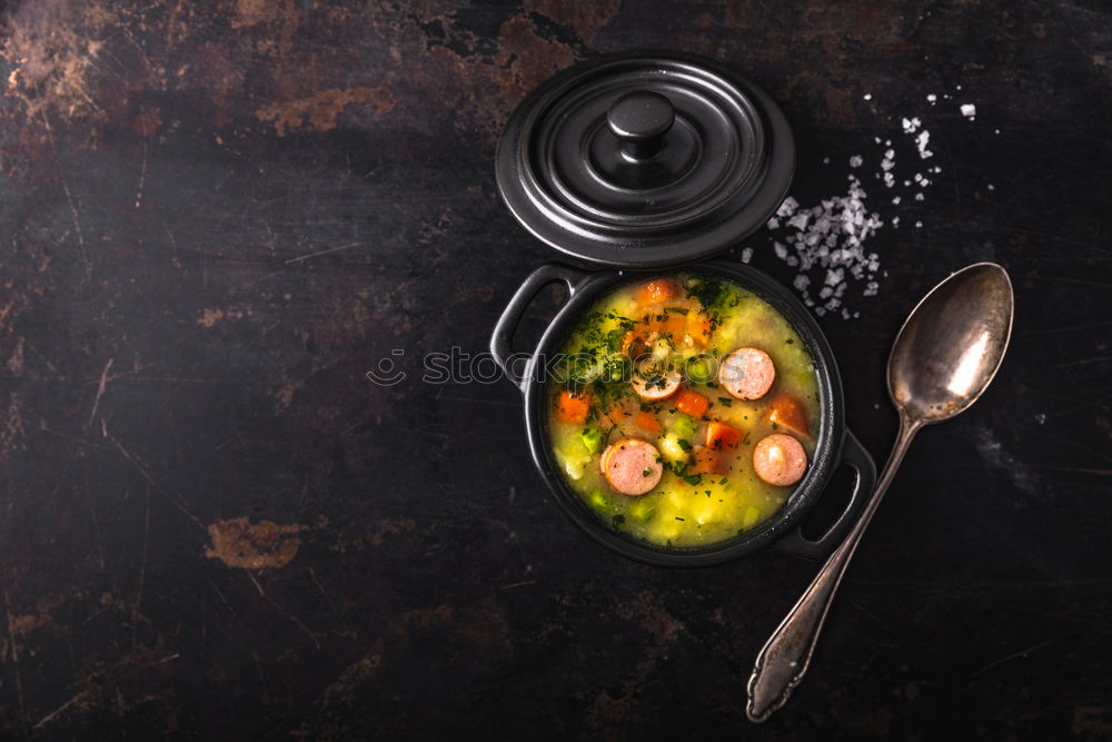 Similar – Image, Stock Photo Green potato salad with asparagus