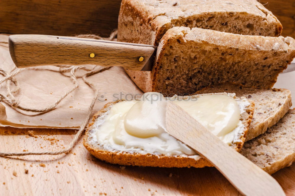 Similar – Italian cheese burrata with bread