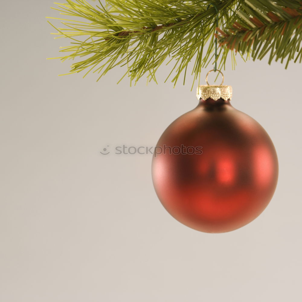 Similar – Image, Stock Photo Red Christmas bauble.