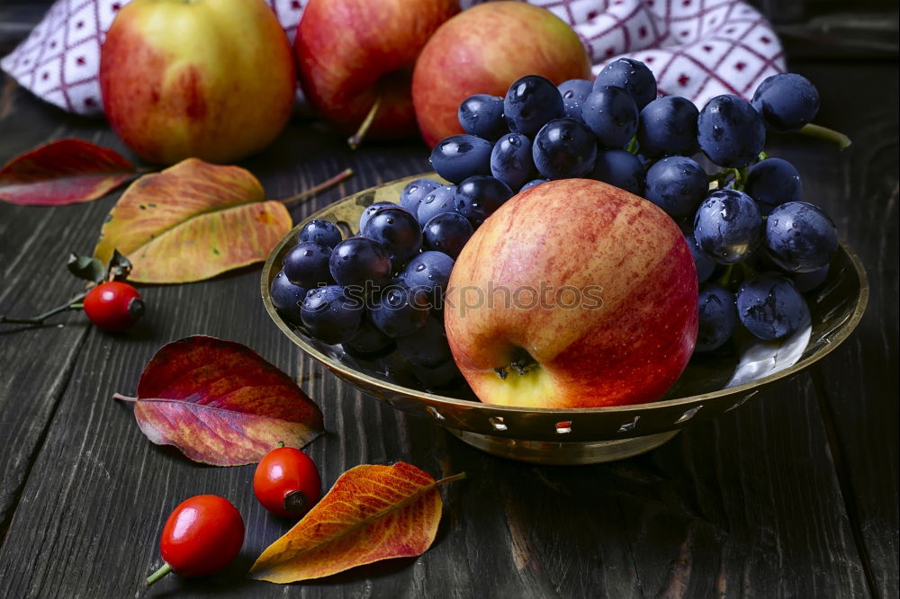 Similar – Image, Stock Photo Mirabelle plums, plums and grapes