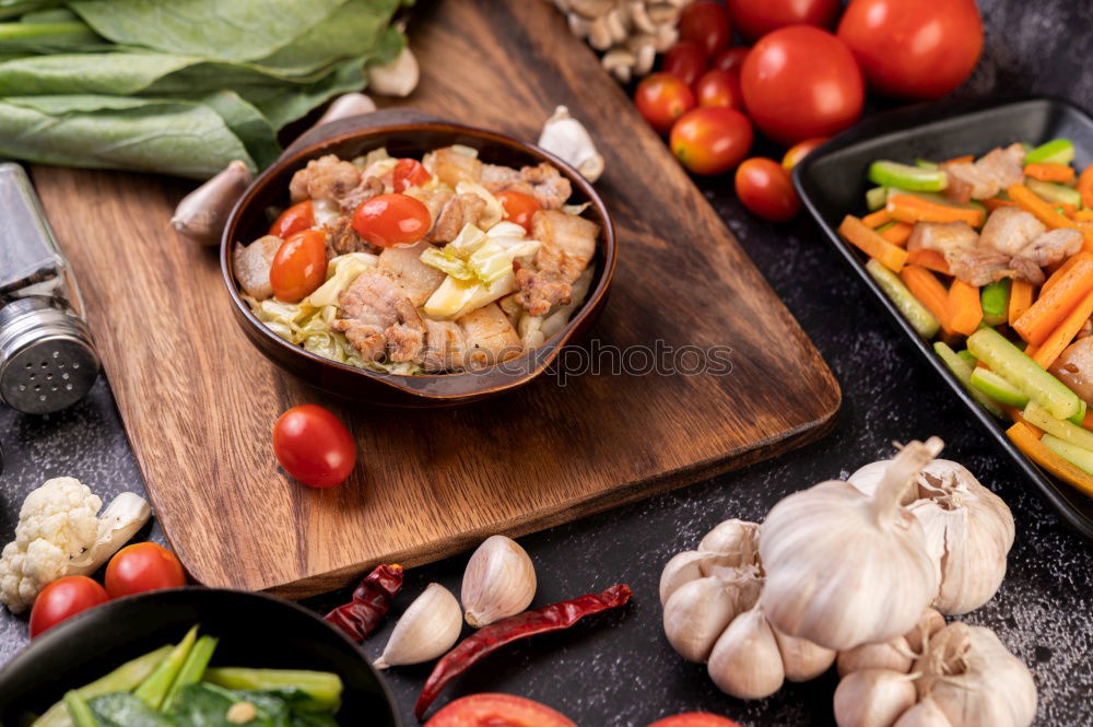 Similar – Image, Stock Photo Healthy lunch with vegetarian wraps