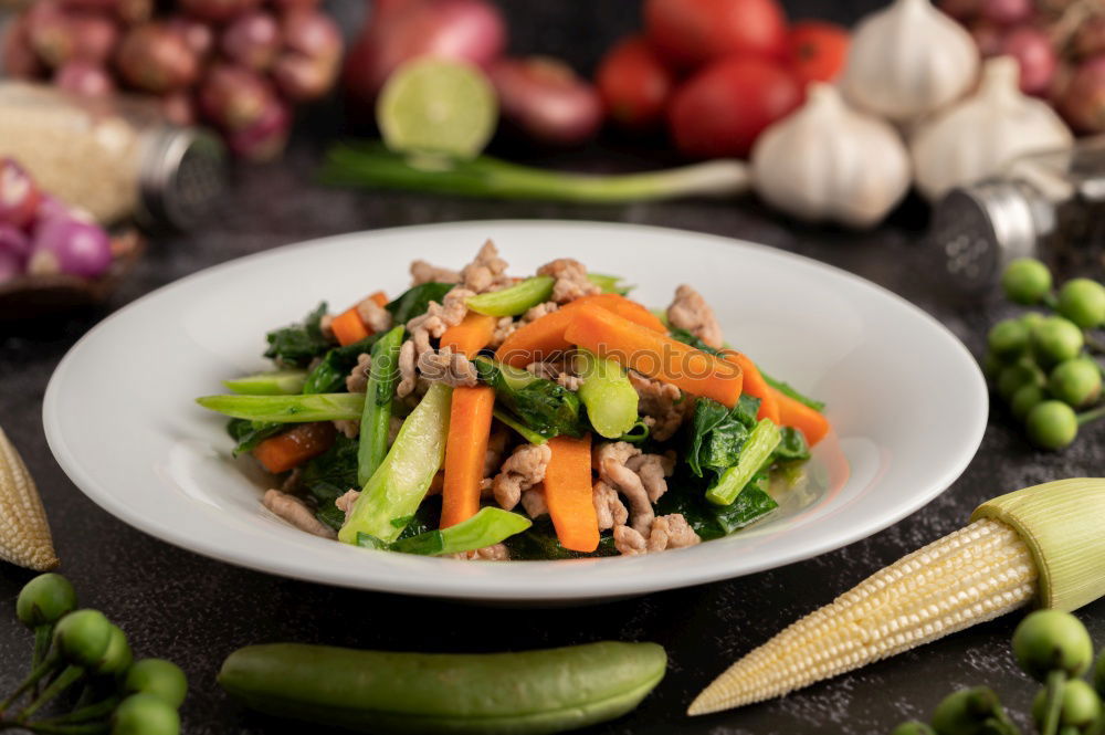 Similar – Image, Stock Photo Healthy lunch with vegetarian wraps