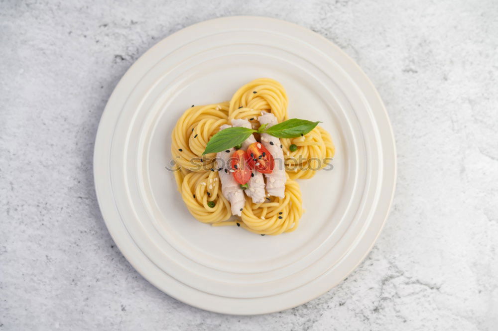 Similar – Image, Stock Photo Gnocchi in sage butter III