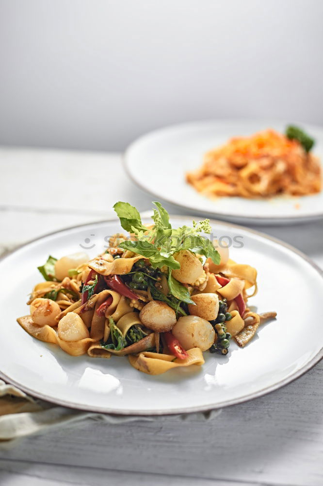 Similar – Image, Stock Photo Gnocchi in sage butter III