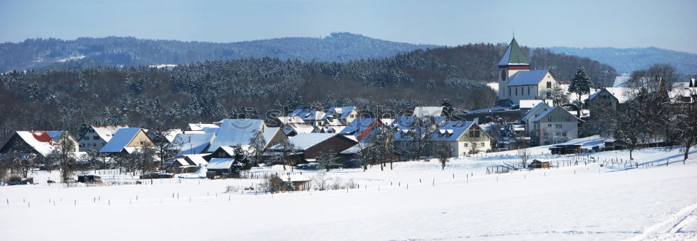 Similar – Image, Stock Photo Christmas truss. Village