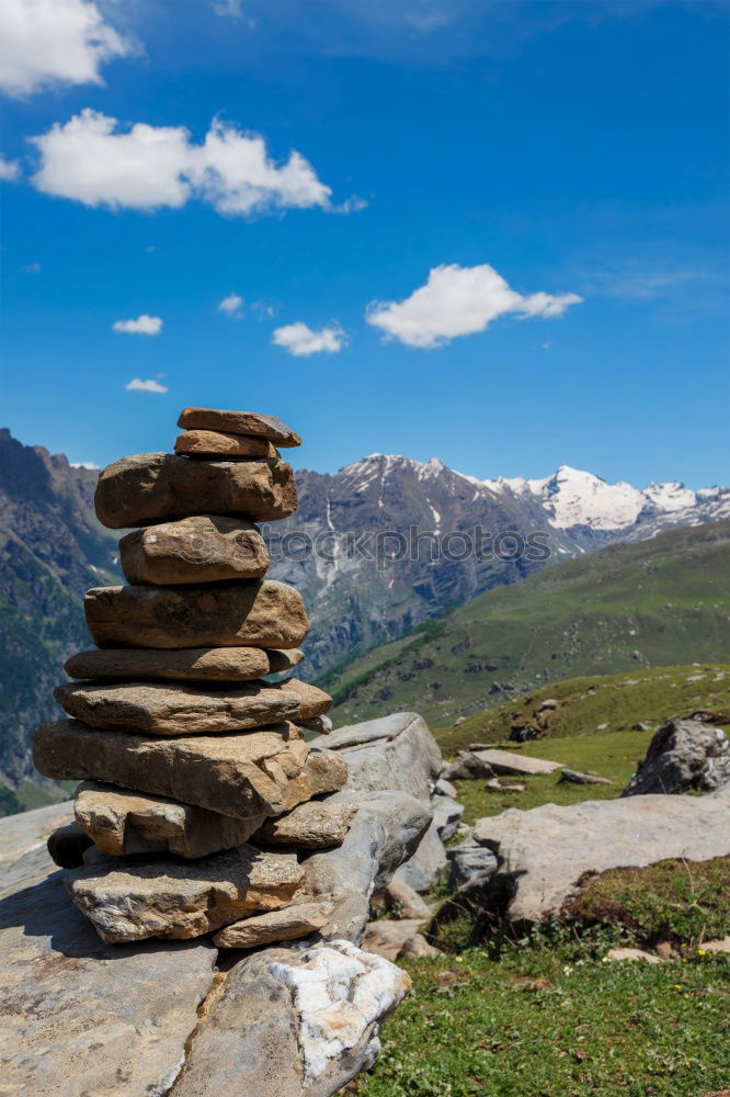 Similar – Image, Stock Photo mountain stuff Meditation